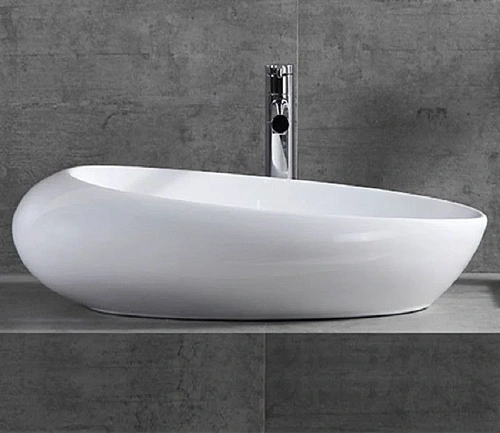 Раковина CeramaLux 7807 накладная, белый Раковина CeramaLux 7807 накладная, белый