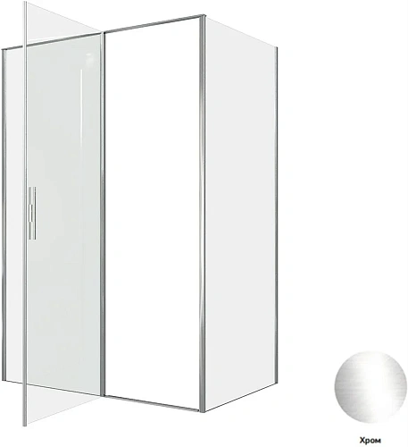 Душевой уголок Allen Brau Priority 140x90 3.31034.00 + 3.31043.00 хром Душевой уголок Allen Brau Priority 140x90 3.31034.00 + 3.31043.00 хром