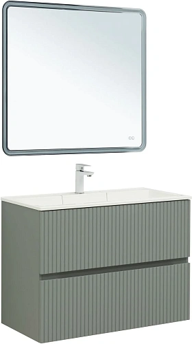 Тумба под раковину Aquanet Джейн 90 мисти грин 00313319 напольная/подвесная Тумба под раковину Aquanet Джейн 90 мисти грин 00313319 напольная/подвесная