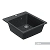 Кухонная мойка Aquaton Парма 1A713032PM210 из литого мрамора, квадратная, графит Кухонная мойка Aquaton Парма 1A713032PM210 из литого мрамора, квадратная, графит
