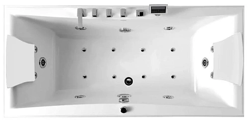 Акриловая ванна Gemy G9076 K 177x81 прямоугольная, универсальная, гидромассажная Акриловая ванна Gemy G9076 K 177x81 прямоугольная, универсальная, гидромассажная