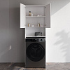 Шкаф AM.PM X-Joy M85CSX06521WG1 над стир.машиной с дверями и открытой полкой, узкий, 65 см, белый Шкаф AM.PM X-Joy M85CSX06521WG1 над стир.машиной с дверями и открытой полкой, узкий, 65 см, белый