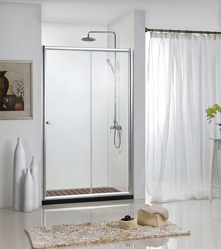 Душевая дверь в нишу Bravat Drop 120x200 раздвижная BD120.4100A Душевая дверь в нишу Bravat Drop 120x200 раздвижная BD120.4100A