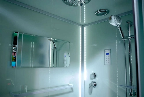 Душевая кабина Esbano ELEGANCIA (ESKL129CKR) прямоугольная с крышей и LED освещением ESBANO-ES-L129CKR 120x90x210 Душевая кабина Esbano ELEGANCIA (ESKL129CKR) прямоугольная с крышей и LED освещением ESBANO-ES-L129CKR 120x90x210