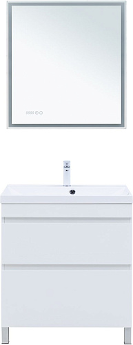Тумба под раковину Aquanet Нота New 75 00344144 белый глянец Тумба под раковину Aquanet Нота New 75 00344144 белый глянец