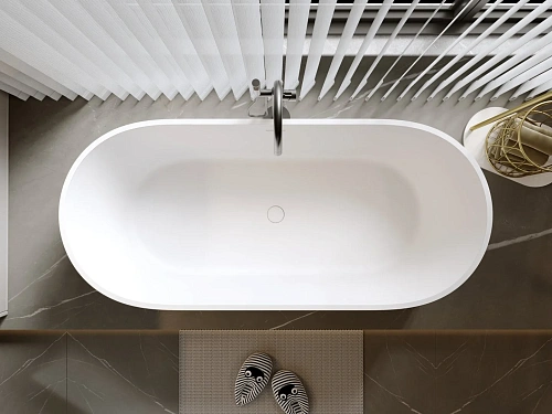 Ванна из искусственного камня Timo solid KIARA1680 (1680x740x550) Ванна из искусственного камня Timo solid KIARA1680 (1680x740x550)