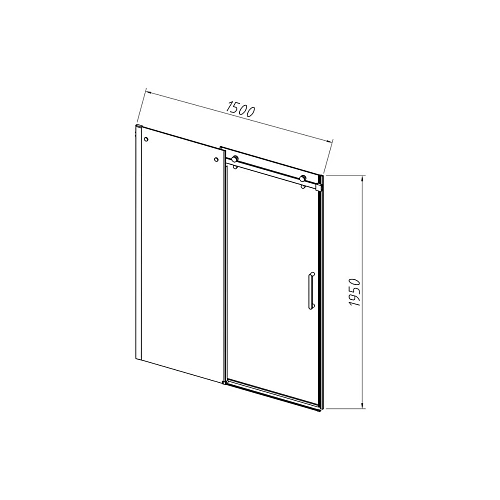 Душевая дверь Vincea Como-N VDS-4CN150CLB, 1500, черный, стекло прозрачное Душевая дверь Vincea Como-N VDS-4CN150CLB, 1500, черный, стекло прозрачное