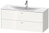 Картинка анонса товара «тумба под раковину duravit brioso br431402222 подвесная 122 см белая»