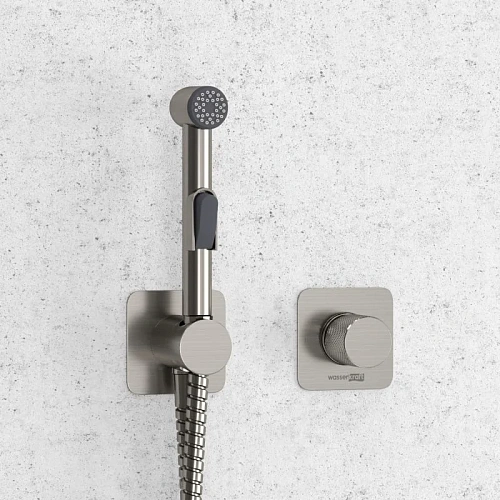 Гигиенический душ WasserKRAFT A6451.275.100.092 никель Гигиенический душ WasserKRAFT A6451.275.100.092 никель