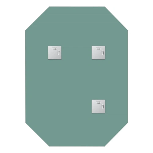 Зеркало Evoform Primary BY 0081 55х75 см со шлифованной кромкой Зеркало Evoform Primary BY 0081 55х75 см со шлифованной кромкой