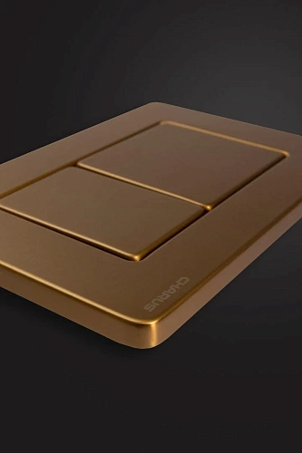 Клавиша смыва CHARUS ROBUSTO FP.310.BTG.05 брашированное золото (темное) Клавиша смыва CHARUS ROBUSTO FP.310.BTG.05 брашированное золото (темное)