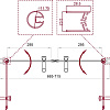 Душевая дверь BelBagno UNO-B-2-70-P-Cr Душевая дверь BelBagno UNO-B-2-70-P-Cr