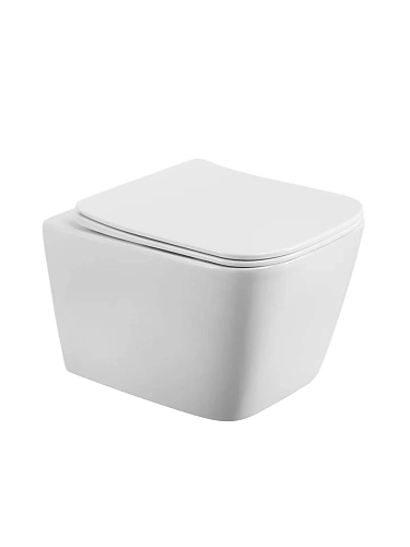 Унитаз подвесной BelBagno KRAFT-TOR BB7106CH-TOR/SC безободковый с сиденьем и смывом TORNADO Унитаз подвесной BelBagno KRAFT-TOR BB7106CH-TOR/SC безободковый с сиденьем и смывом TORNADO