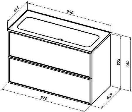 Раковина Aquanet Арт 100 00318926 Раковина Aquanet Арт 100 00318926