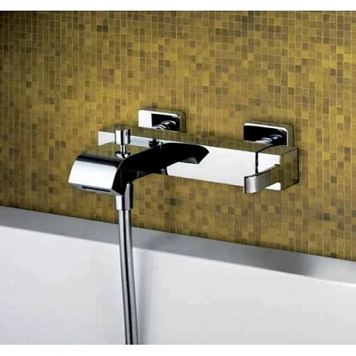 Смеситель для ванны Paini Cox 78PZ691TH встраиваемый с термостатом, черный матовый Смеситель для ванны Paini Cox 78PZ691TH встраиваемый с термостатом, черный матовый