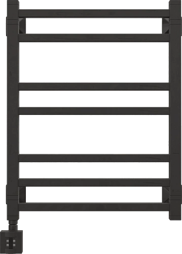 Полотенцесушитель электрический EWRIKA Кассандра Pg 60x50 L, черный матовый 510544 Полотенцесушитель электрический EWRIKA Кассандра Pg 60x50 L, черный матовый 510544