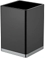 Стакан Boheme 10961-В-CR квадратный черный-хром Стакан Boheme 10961-В-CR квадратный черный-хром