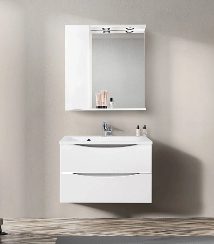 Шкаф-пенал BelBagno MARINO-SPC-800/750-1A-BL-P-L подвесной 800x150 Bianco Lucido Шкаф-пенал BelBagno MARINO-SPC-800/750-1A-BL-P-L подвесной 800x150 Bianco Lucido