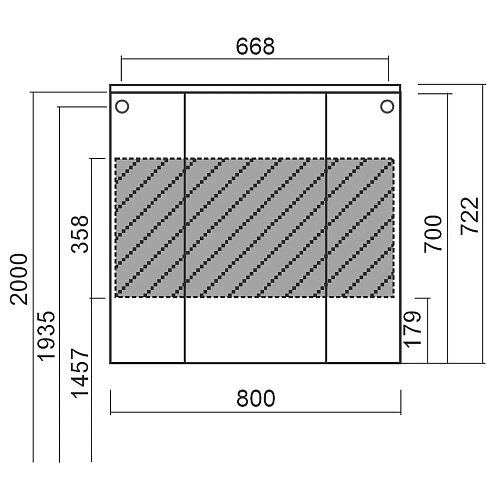 Зеркальный шкаф Diborg Katarine 80 77.4105 с подсветкой Белый Зеркальный шкаф Diborg Katarine 80 77.4105 с подсветкой Белый
