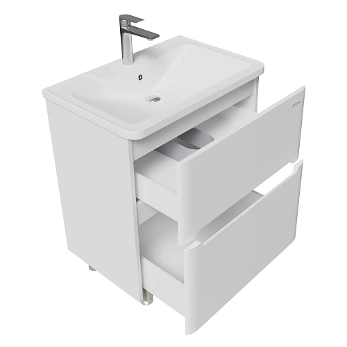 Тумба под раковину GROSSMAN АДЕЛЬ-НОРМА-70 см белая (ум. Aдель-70) напольная 107018 Тумба под раковину GROSSMAN АДЕЛЬ-НОРМА-70 см белая (ум. Aдель-70) напольная 107018