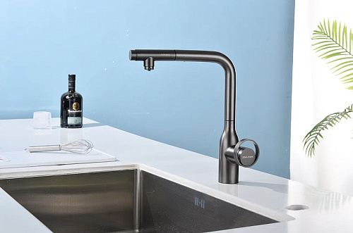 Смеситель для кухни Paulmark URBAN брашированная сталь Ur213104-BS Смеситель для кухни Paulmark URBAN брашированная сталь Ur213104-BS