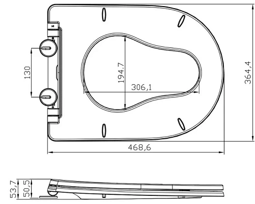 Унитаз подвесной ARROW AHB2157 без сиденья, безободковый, белый Унитаз подвесной ARROW AHB2157 без сиденья, безободковый, белый