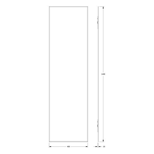 Зеркало Evoform Standard BY 0246 40х140 см с фацетом Зеркало Evoform Standard BY 0246 40х140 см с фацетом
