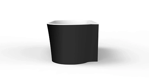 Ванна отдельностоящая BelBagno BB409-1700-800-W/NM белая матовая внутри черная матовая снаружи 1700x800 акриловая Ванна отдельностоящая BelBagno BB409-1700-800-W/NM белая матовая внутри черная матовая снаружи 1700x800 акриловая