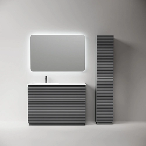 Тумба под раковину SANCOS Folk Floor FL120FLGS левая 1190х445х850 Grey soft, напольная Тумба под раковину SANCOS Folk Floor FL120FLGS левая 1190х445х850 Grey soft, напольная