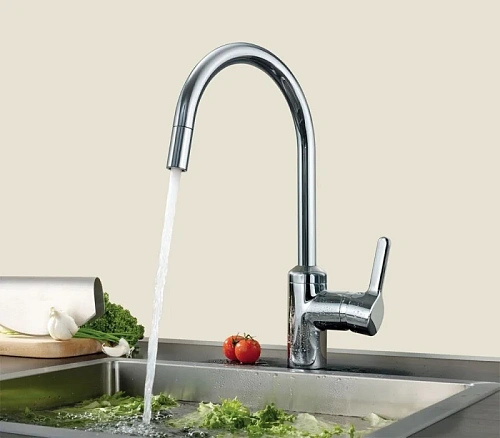 Смеситель для кухни Kludi Bingo Star 428519678 нержавеющая сталь Смеситель для кухни Kludi Bingo Star 428519678 нержавеющая сталь