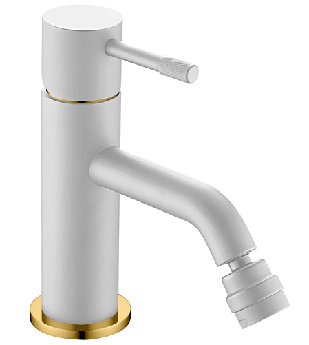 Смеситель для биде Boheme Uno 466-WG White Gold Смеситель для биде Boheme Uno 466-WG White Gold