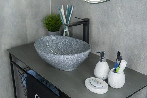 Раковина Gid Mnc331 54430 накладная под камень глянцевая 41x34x15 Раковина Gid Mnc331 54430 накладная под камень глянцевая 41x34x15