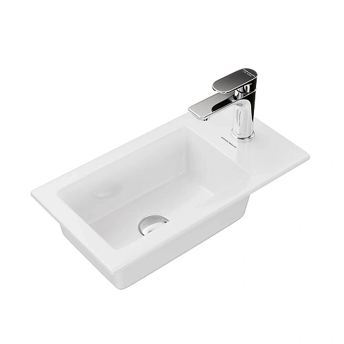 Раковина Kerama Marazzi LATO встраиваемая сверху 50, белая глянцевая LA.wb.50 Раковина Kerama Marazzi LATO встраиваемая сверху 50, белая глянцевая LA.wb.50