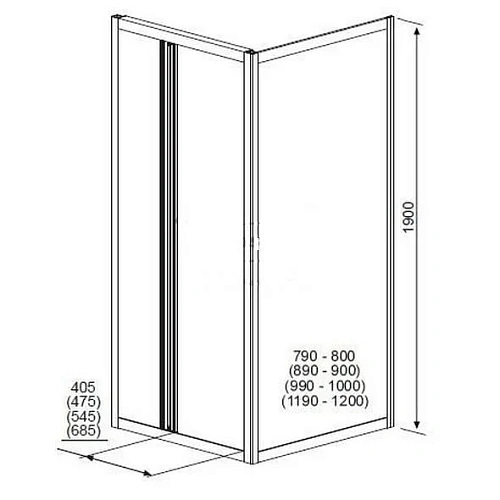 Боковая стенка Radaway Treviso S 32433-01-01N 75 см прозрачное стекло Боковая стенка Radaway Treviso S 32433-01-01N 75 см прозрачное стекло