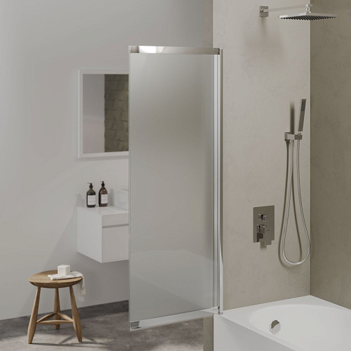 Шторка на ванну BERGES RIVER S Slider 980 матовое стекло 065021 Шторка на ванну BERGES RIVER S Slider 980 матовое стекло 065021