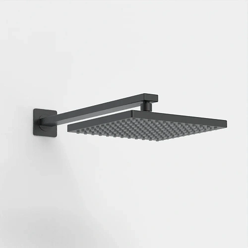 Душевая система BERGES NARDIS 3S встраиваемая, поворотный излив, черный матовый 071011 Душевая система BERGES NARDIS 3S встраиваемая, поворотный излив, черный матовый 071011