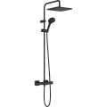 Душевая система Hansgrohe Vernis Shape Showerpipe 240 1jet с термостатом 26427670, матовый черный Душевая система Hansgrohe Vernis Shape Showerpipe 240 1jet с термостатом 26427670, матовый черный