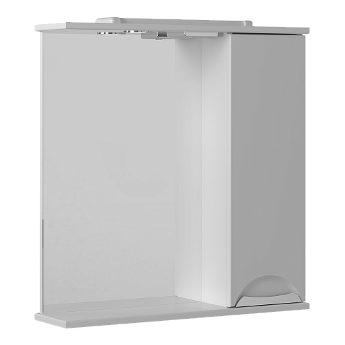 Зеркальный шкаф BRIZ Бриз 11-65 левый 362 02-11065-00 01 БЕЛ белый Зеркальный шкаф BRIZ Бриз 11-65 левый 362 02-11065-00 01 БЕЛ белый