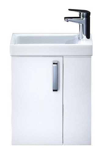 Тумба с раковиной IDDIS Torr 40 подвесная белая полки справа (TOR40WRi95K) Тумба с раковиной IDDIS Torr 40 подвесная белая полки справа (TOR40WRi95K)