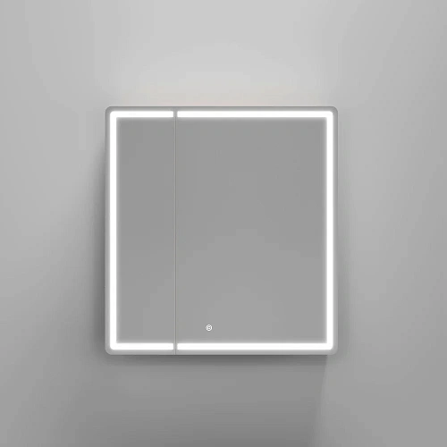 Зеркальный шкаф Sancos Mirror MI70EG 690x150х740 мм, с LED подсветкой, дуб галифакс натуральный, с розеткой Зеркальный шкаф Sancos Mirror MI70EG 690x150х740 мм, с LED подсветкой, дуб галифакс натуральный, с розеткой