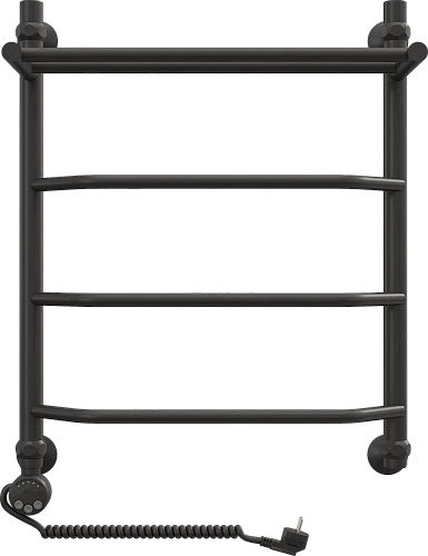 Полотенцесушитель электрический EWRIKA Сафо FT 60х50 L, черный матовый 537254 Полотенцесушитель электрический EWRIKA Сафо FT 60х50 L, черный матовый 537254