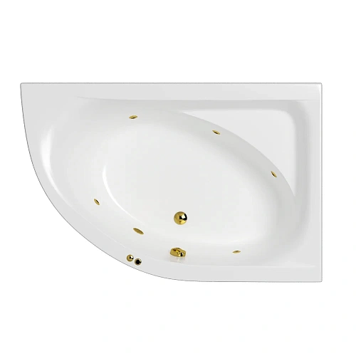 Акриловая ванна WHITECROSS Aquarella 170x110 правая "SOFT" золото 0109.170110.100.SOFT.GL Акриловая ванна WHITECROSS Aquarella 170x110 правая "SOFT" золото 0109.170110.100.SOFT.GL
