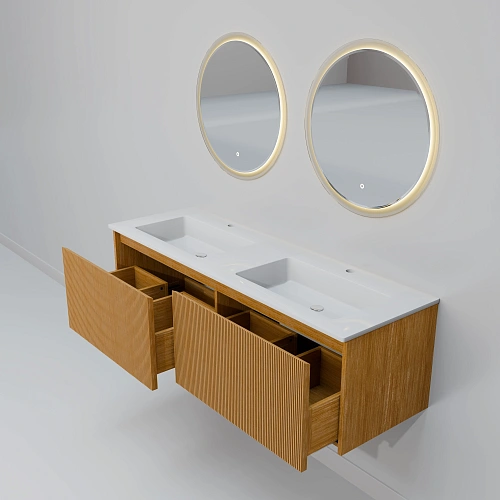 Комплект мебели ArtDecco Elizabeth 140 AEL14W11D1M0 белый дуб Комплект мебели ArtDecco Elizabeth 140 AEL14W11D1M0 белый дуб