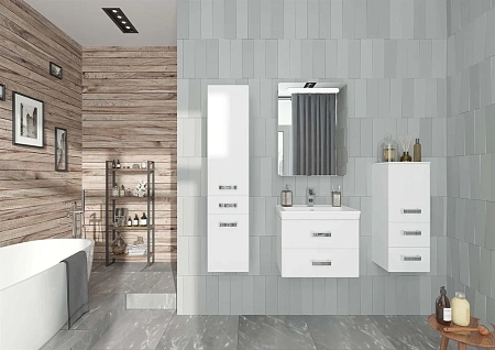 Шкаф Aquaton Америна подвесная белая 1A137803AM010 Шкаф Aquaton Америна подвесная белая 1A137803AM010