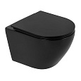 Детальная картинка товара «унитаз подвесной belbagno colorato bb062chr-mb без сиденья»