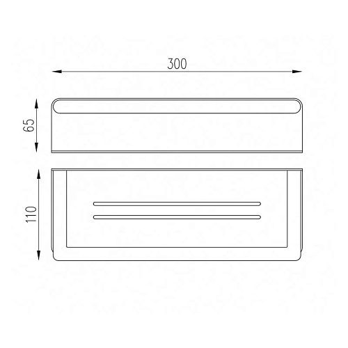 Полка ABBER Osten 316 AA1862BST сталь брашированная Полка ABBER Osten 316 AA1862BST сталь брашированная