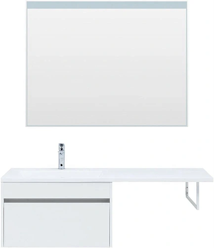 Тумба под раковину Aquanet Токио 68 белый (подвесная, 1 ящик) 00236917 Тумба под раковину Aquanet Токио 68 белый (подвесная, 1 ящик) 00236917