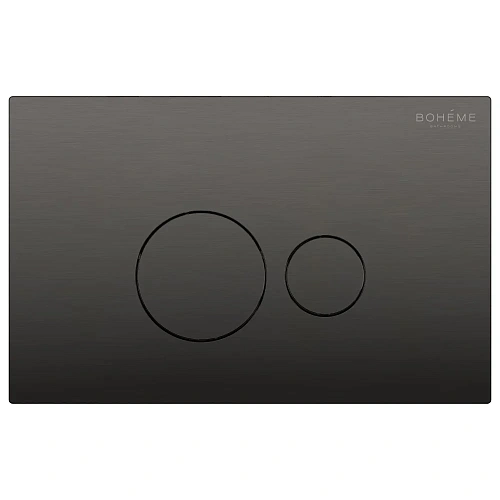 Клавиша смыва Boheme 668-GM пластик Gun Metal (для 666) Клавиша смыва Boheme 668-GM пластик Gun Metal (для 666)