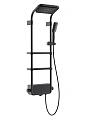 Душевая система AQUAme AQM 8003B с термостатом, Черный AQM8003B Душевая система AQUAme AQM 8003B с термостатом, Черный AQM8003B