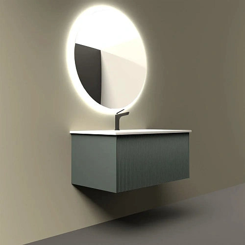 Тумба под раковину La Fenice TERRA Grigio 80 FNC-01-TER-G-80 серая Тумба под раковину La Fenice TERRA Grigio 80 FNC-01-TER-G-80 серая